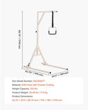 Trapeze Bar for Bed Mobility, Height-Adjustable Bed Trapeze with 2 Casters, 350LBS Weight Capacity V952-CSDJLDXDJSJZTUI9AV0