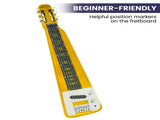 Karrera 29in 6-String Lap Steel Hawaiian Guitar - Metallic Gold ELE-LAP-6S-OR