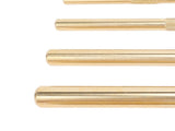 Drift Punch Set Knurled 1/4inch 3/8inch 1/2inch 5/8inch 3/4inch Brass Drift Punch Tool for V1294-YM0901-3114240080411
