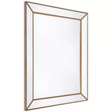 Zeta wall mirror large antique gold V178-68917