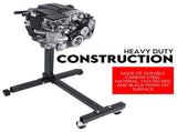 Engine Stand H Frame 450kg 1000lb Industrial Workshop Cars Auto Motor 4 Wheels V379-ENGSTND1LB