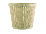 Pulling Bag Trash Can Imitation Rattan Round Plastic Garbage Bin Home Coverless Trash Storage Basket V1294-YM0716-3117220138913