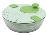 4L Vegetable Dryer PP Salad Spinner Multifunction Salad Drainer Bowl for Home Kitchen Green V1294-YM0717-3118220212211