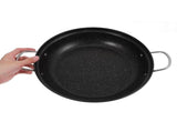 Black Stainless Steel Wok with Double Handles, Cooking Pot for Home Kitchen Use V1370-AZ4-08571