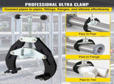 Pipe Clamp, 2 to 6 in, High Strength Ultra Clamp Quick Acting Screws, Steel Pipe Alignment Tool V952-HJDGQYCBDD2-6SEUMV0