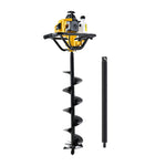 Giantz 82CC Post Hole Digger 200mm Petrol Drill Auger Extension Bits DI-EE-N-YE-AUG200