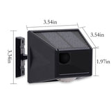 Outdoor Motion Sensor Alarm with Remote Control, IP65 Waterproof Solar Powered Alarm Light, 129dB V1369-AZ3-W-12047