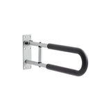 Toilet Safety Rail, 60.5 cm U-Shaped Handicap Bar, Foldable Senior Safety Pole, Flip Up Toilet V952-CSFSWZTKFZ24OTR5FV0