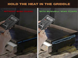 Magnetic Wind Shields for 36-inch Blackstone Grill, Stainless Steel Flame Shield, Grill Accessories V1237-ZY-203-2255