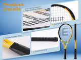 Everfit 27 Inch Tennis Racket Lightweight Racquet for Beginner Adult Players TR-FASTCRTL-GD