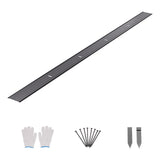 Metal Landscape Edging, 8 Packs 72 in Rust-Resistant Aluminum Alloy Landscape Edging, Bendable V952-LZJSPZ8PCS72VOIEEV0