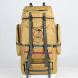 130L Backpack Outdoor Travel Backpack Camping Backpack For Adults Large - Khaki - Size M V1347-127-38583-KHK-M