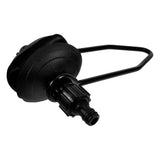 Boat Motor Flusher Plastic round Single Tube Black for Yacht Boat V1369-AZ3-W-20815
