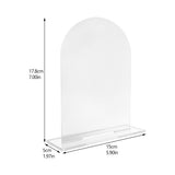 5pcs Arch Acrylic Wedding Table Signs Blank for DIY Reception V1370-AZ4-16503