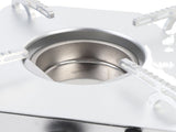 Alcohol Stove Aluminum Alloy Portable Even Heating Backpacking Stove for Hiking Camping BBQ Picnic V1294-YM0901-3118250041911