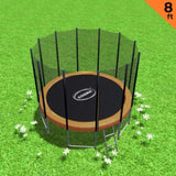 Kahuna Blizzard 8 ft Trampoline - Orange TRA-BLZ-08-OR