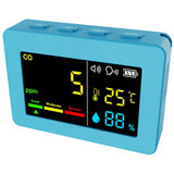 3-in-1 Portable Air Quality Meter, CO, Temperature and Humidity, Color Screen, Carbon Monoxide V1237-ZY-715-133