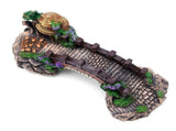 Tree Fish Tank Decoration, Resin Arch Bridge Pavilion Tree Aquarium Garden Decor Fish Tank Landscape V1370-AZ4-05737