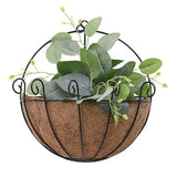 Plant Hanging Basket Outdoor Ceramic Outdoor Planter Hanging Basket Fiber Hanging Basket Palm V1370-AZ4-05832