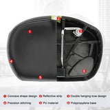 Bicycle saddle - Comfortable wide bicycle saddle - With memory foam pad - Comfort V1188-ZXY-131-449