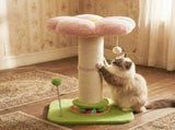 Pawz Cat Scratching Post Flower 61.5cm Cat Tree Tower PT1397-PK-AU