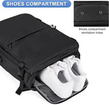 Water-Resistant Laptop Backpack with USB Charging Port and Wet-Dry Separation V888-ELOSUNG10952