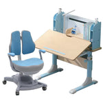 Height Adjustable Children Kids Ergonomic Study Desk Chair Set 80cm Blue AU V255-508BLUE