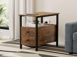 Levede Side Table Narrow Coffee End Table NI1055