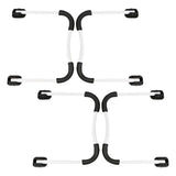 2 Sets Furniture Leg Nylon White for Beds Tables Folding and Stable V1369-AZ3-W-20829
