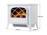 Dimplex 2kW Ritz White Optiflame Portable Electric Fire Stove RITZ20W