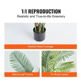 Artificial Palm Tree, 1.5m Tall Faux Plant, Secure PE Material & Anti-Tip Tilt Protection V952-RZRDZW5FT2BLZBCF0V0