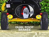 Ducar 7HP Wood Chipper Shredder Mulcher Grinder Petrol Yellow Black WCP-Z05-YLBK
