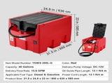 Portable Diesel & Gasoline Tank, 182L, 10.6 GPM Flow Rate, Diesel Fuel Tank with Electric Transfer V952-BXSRYXHSSL48HT1Z8V9