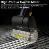 Electric Grill Brush Cordless Rechargeable 304 Stainless Steel Brush Head for BBQ Grills Smokers and V1189-LC-HW-00468