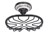 Bathroom Soap Basket Wall Mounted Hollow Design Antique Celadon Decoration Practical Soap Basket V1294-YM0626-3112220088111