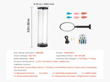 Bubble Tube Lamp 16 Color 80 cm Sensory Aquarium Lamp for Relief Calming V952-LDSQPDLS32YCAW2BD001V9