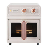 Devanti 6L Air Fryer Knob Control 1700W Cream AF-K-K-6L-CR