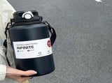 Giant 67.63oz Vacuum Flask, 316 Inner & 304 Outer Stainless Steel, 12-24H Long-Lasting Heat & Cold V1232-BXGZKB-2L-001