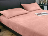 3 Pieces Flannel Sheet Set, Super Soft Cozy Comfy Flannel Bottom, Double Brushed Bed Sheets, One V1370-AZ4-19368