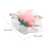 Comfortable Plush Car Lumbar Cushion Pillow with Cute Multicolor Design for Car Seats V1366-AZ2-W-19522