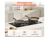 Frying Pan Skillet, Aluminum Egg Fry Pans, 3 Piece Set , Nonsitck Heavy-Duty V952-LCGSJTMFSTC9SVAUG001V0
