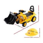 Keezi Ride On Car Toys Kids Excavator Bulldozer Sandpit Digger Car Pretend Play PLAY-CAR-BULLDOZER