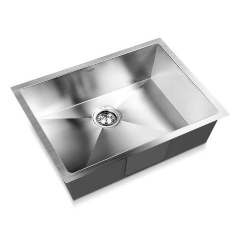 Cefito Kitchen Sink 60X45CM Stainless Steel Basin Single Bowl Silver SINK-6045-R010