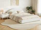 Artiss Queen Bed Frame Bedside Table Set Gas Lift Storage Base with Boucle Fabric Upholstered BFRAME-SET-ELLA-BS-03