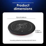 4 Pack Mount Metal Plates for Vehicle Roof 3.54" Round Metal Adhesive DiscCompatible with Gen 3 V1366-AZ2-W-15137