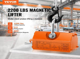 Magnetic Lifter, 1000kg Pulling Capacity, 2.5 Safety Factor, Neodymium & Steel, Lifting Magnet with V952-YCXU1000KGN42DISWV0