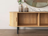 Ripple Sideboard with Sliding Doors Earthy Elegance Redefined V264-TAB-726C-NTR-NA-1
