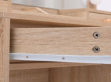 Levede Dressing Table Stool Set Oak VM1022-OA