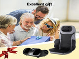 Livemor Full Back Massage Seat Cushion Heating With Kneading Foot Massagers MASSAGE-188-BARON-BK