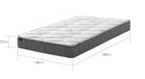 LUNALAND Easeful Eco Spay Foam Pocket Spring 20CM Double Hybrid Mattress V541-EF-D-25